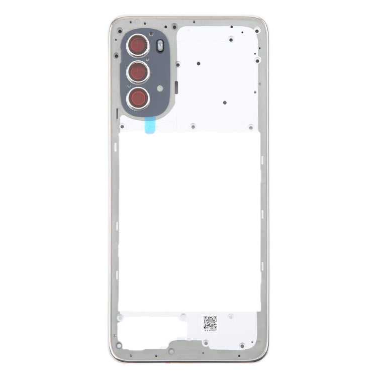 For Motorola Moto G52 Original Middle Frame Bezel Plate (Silver) - Frame Bezel Plate by buy2fix | Online Shopping UK | buy2fix