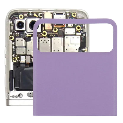 For Motorola Razr 40 Original Upper Part Battery Back Cover (Purple) - Back Cover by buy2fix | Online Shopping UK | buy2fix