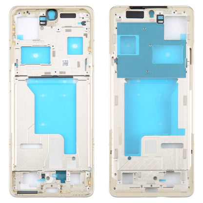 For Motorola Moto X50 Ultra Original Front Housing LCD Frame Bezel Plate (Gold) - Frame Bezel Plate by buy2fix | Online Shopping UK | buy2fix