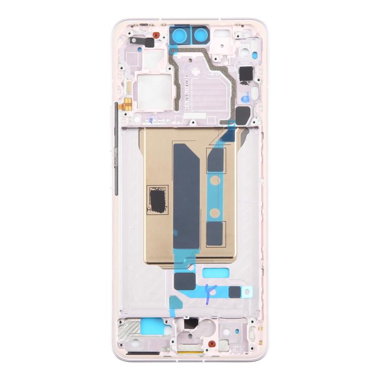 For Xiaomi Civi 4 Pro Original Front Housing LCD Frame Bezel Plate (Pink) - Frame Bezel Plate by buy2fix | Online Shopping UK | buy2fix