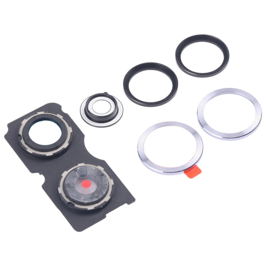For Xiaomi Redmi Note 13 Pro+ Back Camera Lens Frame (Silver) by buy2fix