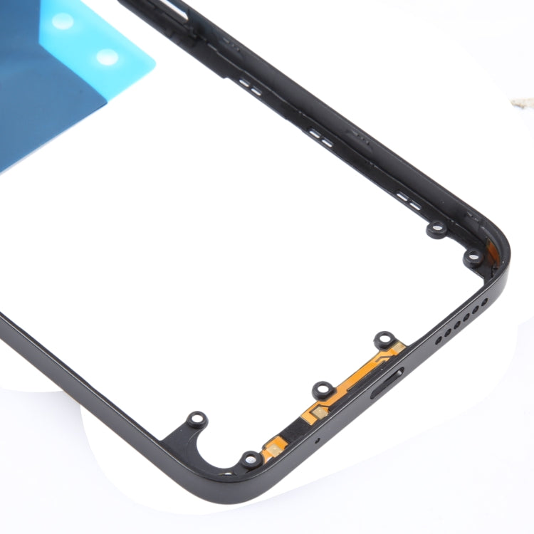 For Xiaomi Redmi Note 13R Original Middle Frame Bezel Plate (Black) by buy2fix