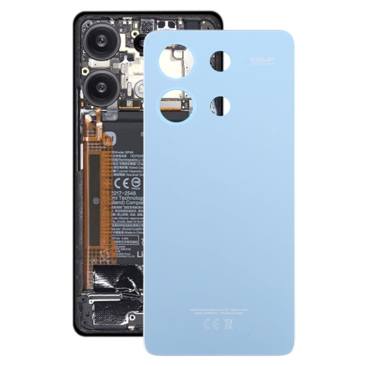 For Xiaomi Redmi Note 13 4G Original Battery Back Cover(Blue) by buy2fix