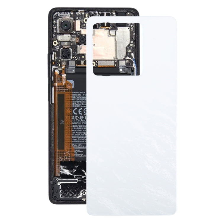 For Xiaomi Redmi Note 13 5G Original Battery Back Cover(White) by buy2fix