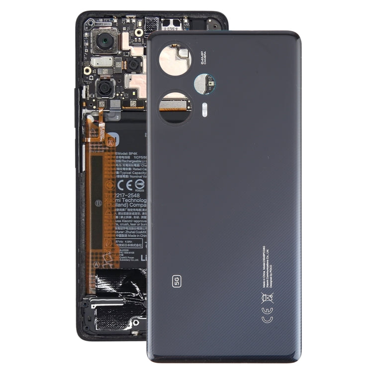 For Xiaomi Poco F5 Original Battery Back Cover(Black) by buy2fix
