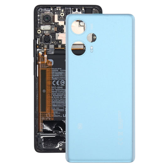 For Xiaomi Poco F5 Original Battery Back Cover(Blue) by buy2fix