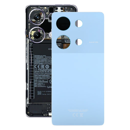 For Xiaomi Poco M6 Pro 4G Original Battery Back Cover(Blue) by buy2fix
