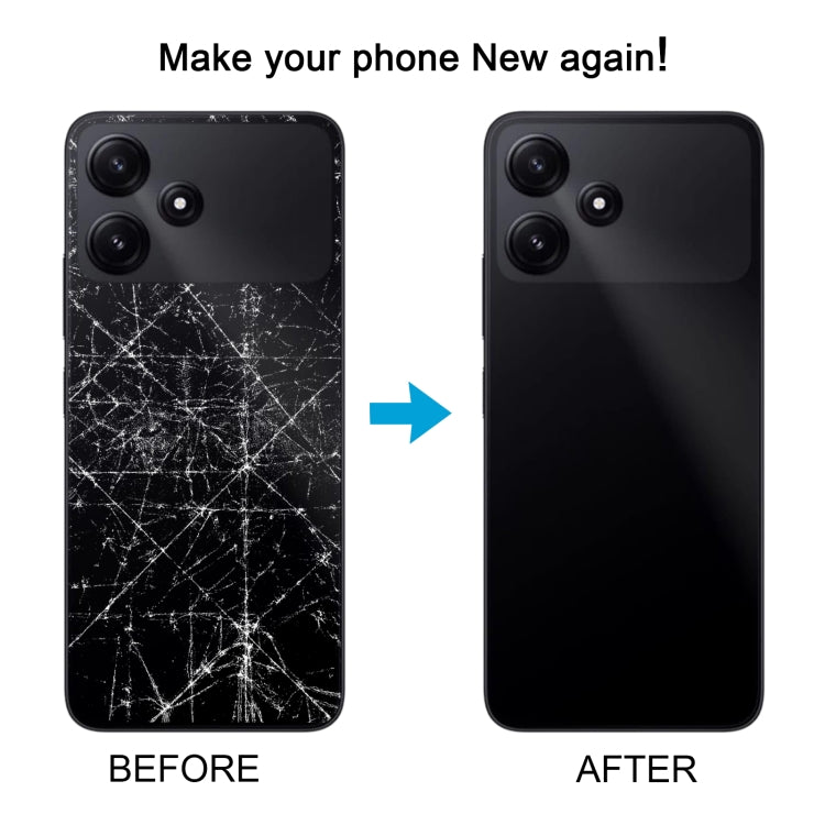 For Xiaomi Poco M6 5G Original Battery Back Cover(Blue) by buy2fix