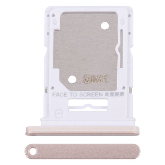 For Xiaomi Redmi Note 13 4G Original SIM Card Tray + SIM / Micro SD Card Tray (Gold) by buy2fix