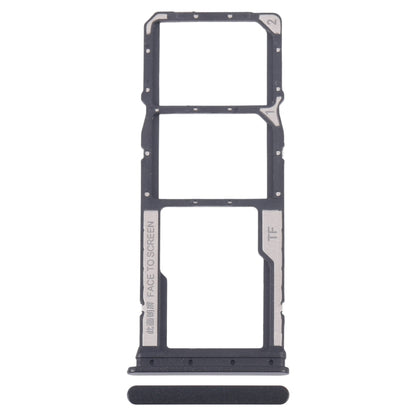 For Xiaomi Poco M6 Original SIM Card Tray + SIM Card Tray + Micro SD Card Tray (Black) by buy2fix