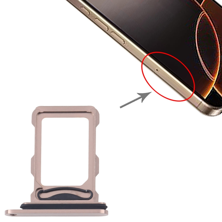 For iPhone 16 Pro Max SIM + SIM Card Tray (Gold) by buy2fix