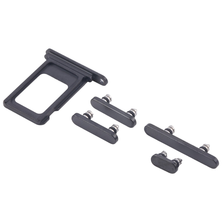 For iPhone 16 Pro Original SIM Card Tray + SIM Card Tray + Side Keys (Black) by buy2fix