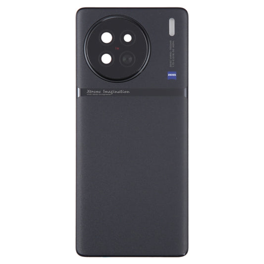 For vivo X90 Battery Back Cover with Camera Lens Cover(Black) by buy2fix