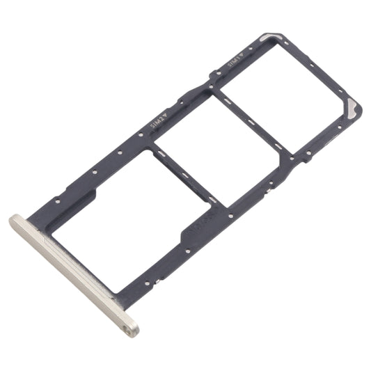 For Samsung Galaxy A06 SM-A065F Original SIM Card Tray + SIM Card Tray + Micro SD Card Tray (Gold) - Card Tray by buy2fix | Online Shopping UK | buy2fix