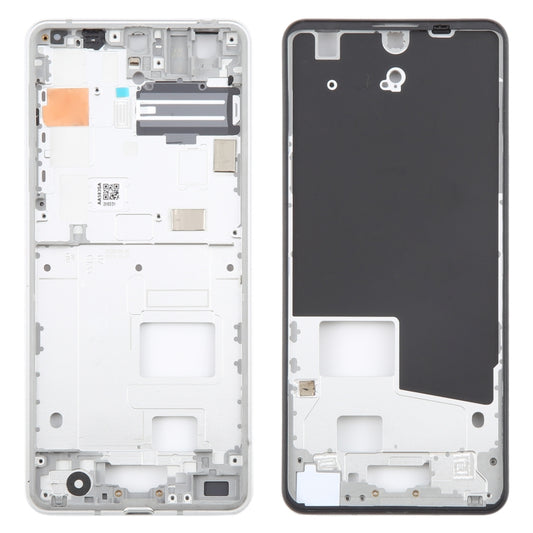 For Sharp Aquos R5G Original Middle Frame Bezel Plate (Silver) by buy2fix
