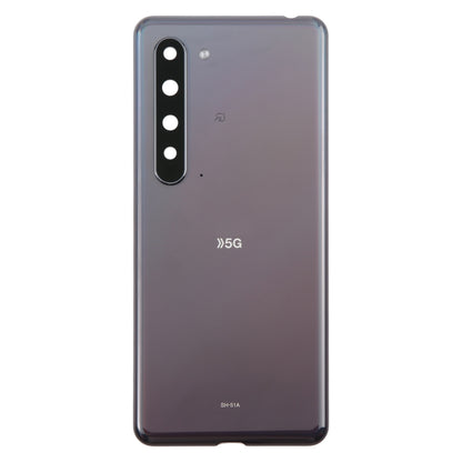 For Sharp Aquos R5G Original Battery Back Cover(Black) by buy2fix