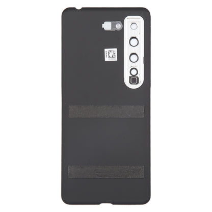 For Sharp Aquos R5G Original Battery Back Cover(Black) by buy2fix