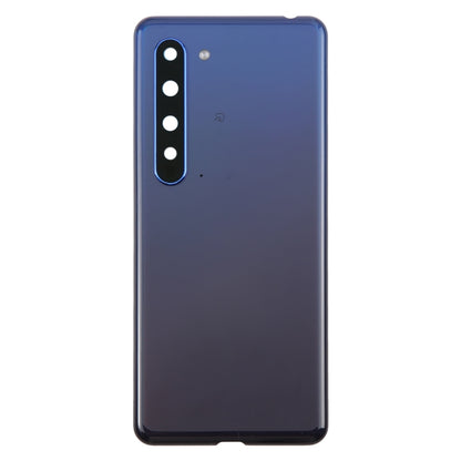 For Sharp Aquos R5G Original Battery Back Cover(Blue) by buy2fix