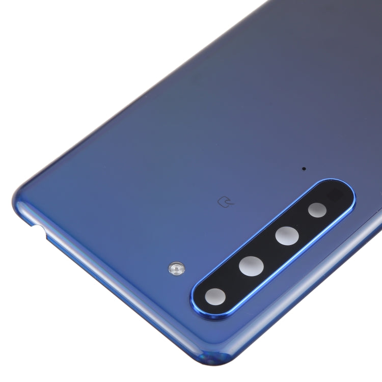 For Sharp Aquos R5G Original Battery Back Cover(Blue) by buy2fix