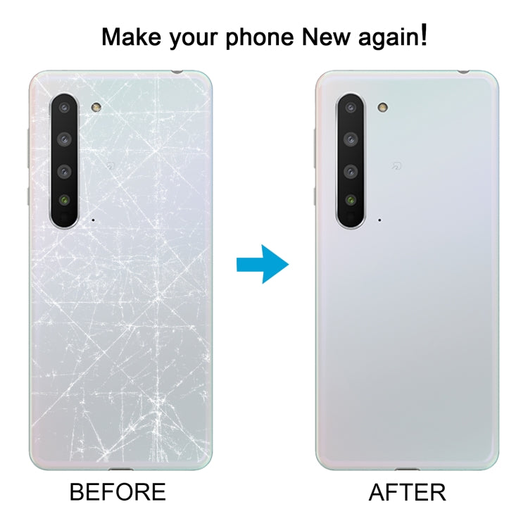 For Sharp Aquos R5G Original Battery Back Cover(White) by buy2fix