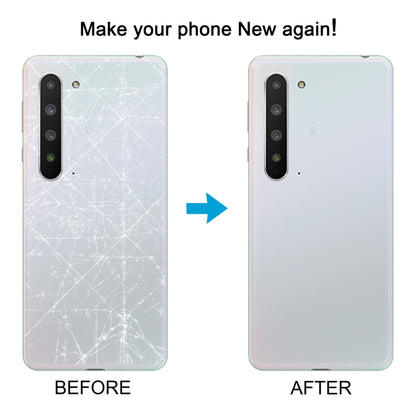 For Sharp Aquos R5G Original Battery Back Cover(White) by buy2fix