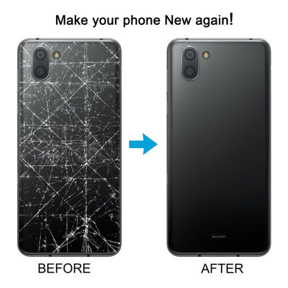 For Sharp Aquos R3 Original Battery Back Cover(Black) by buy2fix