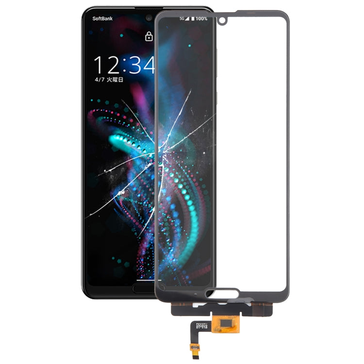 For Sharp Aquos R5G Touch Panel (Black) by buy2fix