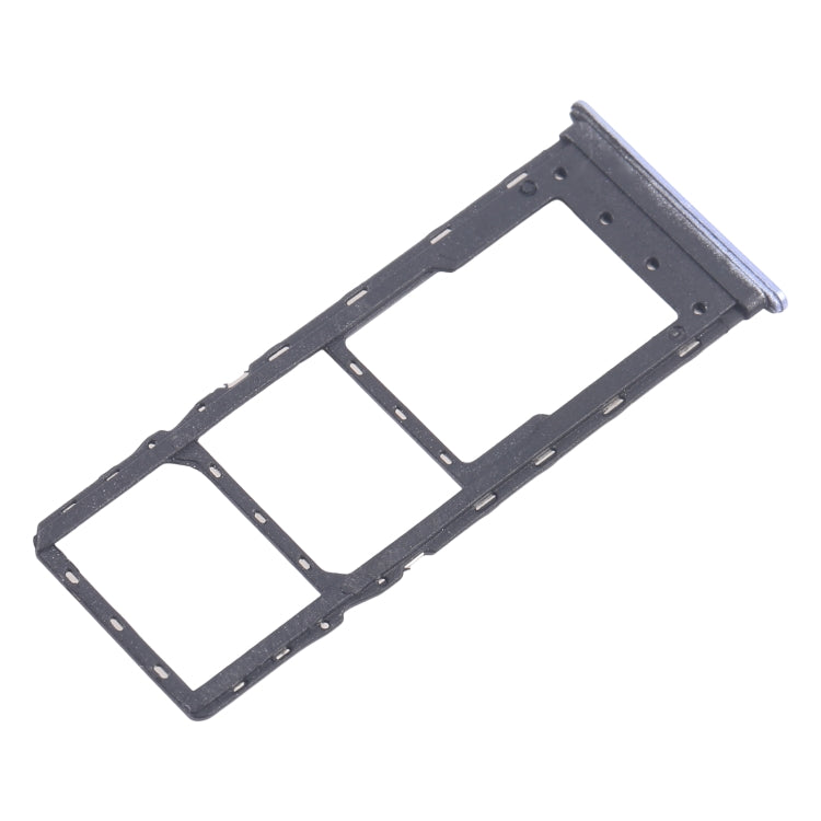 For Infinix Hot 30 Play NFC X6835 5pcs SIM Card Tray + SIM Card Tray + Micro SD Card Tray (Purple) by buy2fix