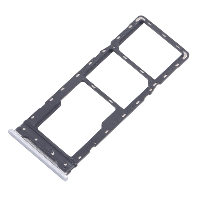 For Infinix Hot 30 Play NFC X6835 5pcs SIM Card Tray + SIM Card Tray + Micro SD Card Tray (Silver) by buy2fix