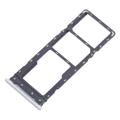 For Infinix Hot 30 Play NFC X6835 5pcs SIM Card Tray + SIM Card Tray + Micro SD Card Tray (Silver) by buy2fix