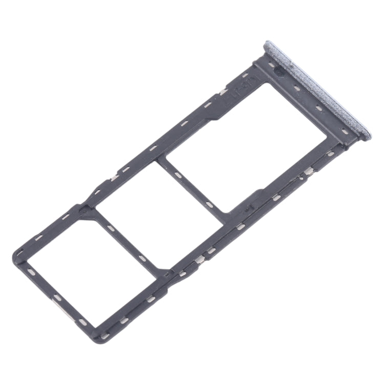 For Infinix Smart 8 X6525 5pcs SIM Card Tray + SIM Card Tray + Micro SD Card Tray (Silver) by buy2fix