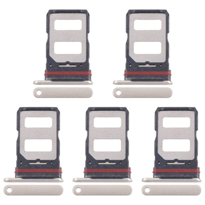 For Infinix Note 40 Pro 4G X6850 5pcs SIM Card Tray + SIM Card Tray (Gold) by buy2fix