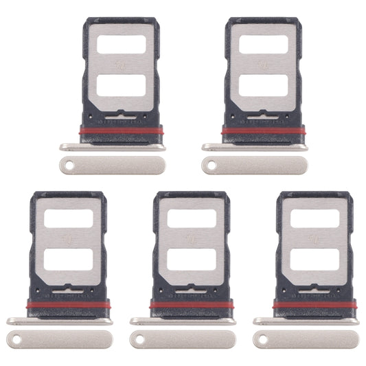 For Infinix Note 40 Pro 4G X6850 5pcs SIM Card Tray + SIM Card Tray (Gold) by buy2fix