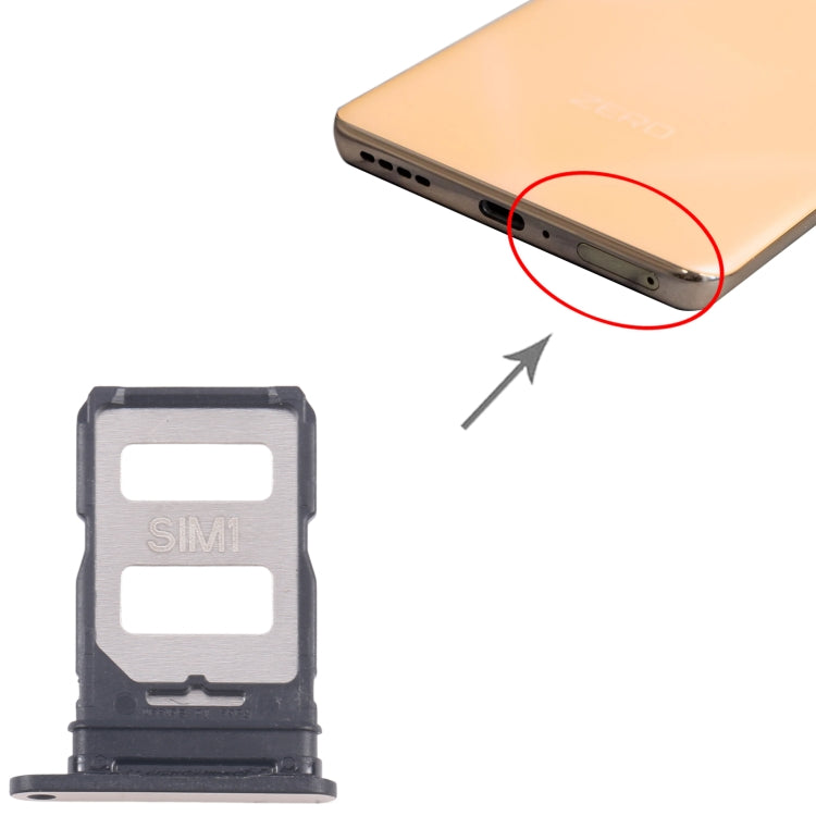 For Infinix Zero 30 5G 5pcs SIM Card Tray + SIM Card Tray (Gold) by buy2fix