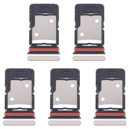 For Infinix Note 30 5G X6711 5pcs SIM Card Tray + SIM Card Tray + Micro SD Card Tray (Gold) by buy2fix