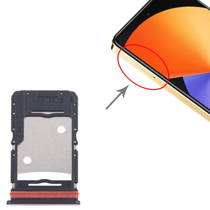 For Infinix Note 30 5G X6711 5pcs SIM Card Tray + SIM Card Tray + Micro SD Card Tray (Gold) by buy2fix