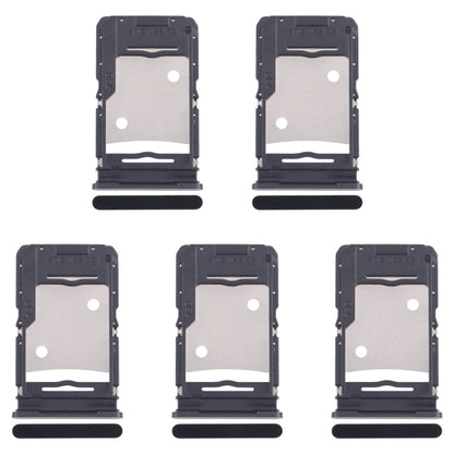 For Infinix Note 30 X6833B 5pcs SIM Card Tray + SIM Card Tray + Micro SD Card Tray (Black) by buy2fix