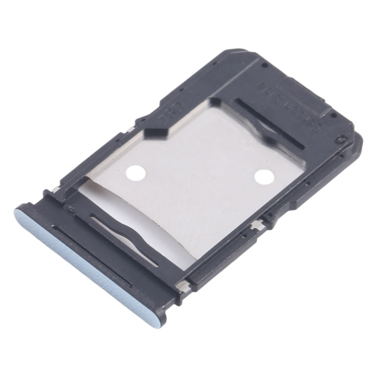 For Infinix Note 30 X6833B 5pcs SIM Card Tray + SIM Card Tray + Micro SD Card Tray (Blue) by buy2fix