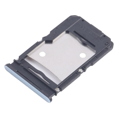 For Infinix Note 30 X6833B 5pcs SIM Card Tray + SIM Card Tray + Micro SD Card Tray (Blue) by buy2fix