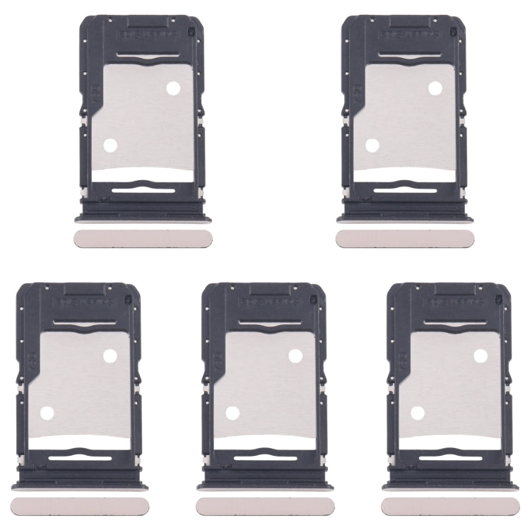 For Infinix Note 30 Pro X678B 5pcs SIM Card Tray + SIM Card Tray + Micro SD Card Tray (Gold) by buy2fix