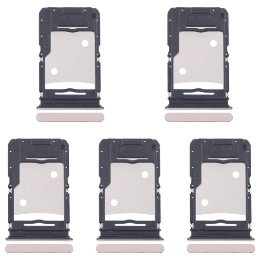 For Infinix Note 30 Pro X678B 5pcs SIM Card Tray + SIM Card Tray + Micro SD Card Tray (Gold) by buy2fix