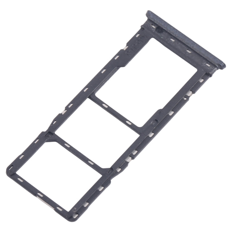 For Infinix Smart 8 India 5pcs SIM Card Tray + SIM Card Tray + Micro SD Card Tray (Black) by buy2fix