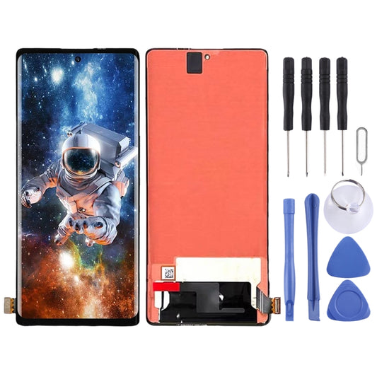 For ZTE Axon 50 Ultra 5G Original AMOLED LCD Screen with Digitizer Full Assembly by buy2fix
