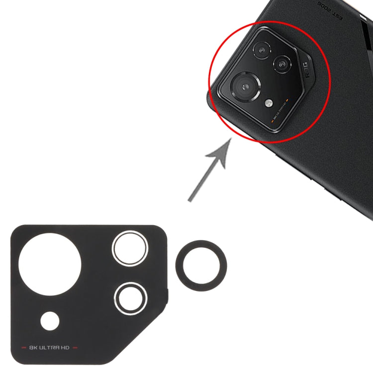 For Asus ROG Phone 8 Pro AI2401 AI2401_A Back Camera Lens by buy2fix
