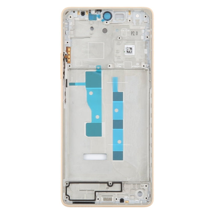 For Xiaomi Poco X6 Neo Original Middle Frame Bezel Plate (Orange) by buy2fix