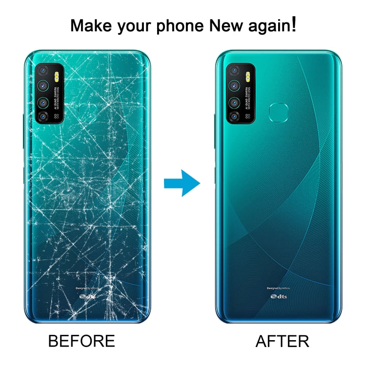 For Infinix Hot 9 X655 Original Battery Back Cover(Blue) by buy2fix