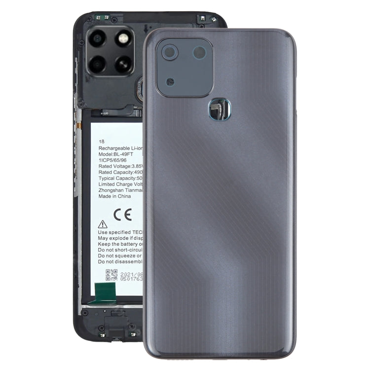 For Infinix Smart 6 X6511 Original Battery Back Cover(Black) by buy2fix