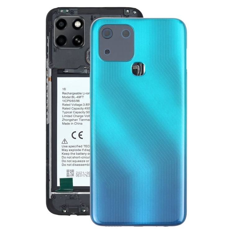 For Infinix Smart 6 X6511 Original Battery Back Cover(Green) by buy2fix