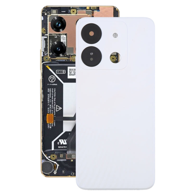 For Infinix Smart 7 HD X6516 Original Battery Back Cover(White) by buy2fix