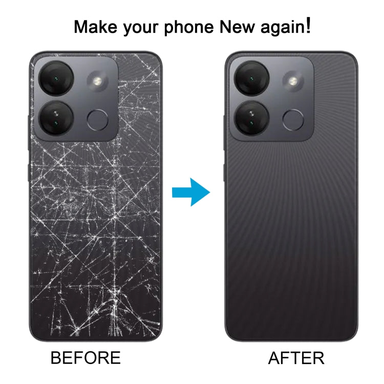 For Infinix Smart 7 HD X6516 Original Battery Back Cover(White) by buy2fix